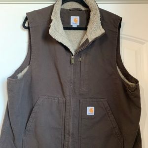 Mens carhartt vest size L